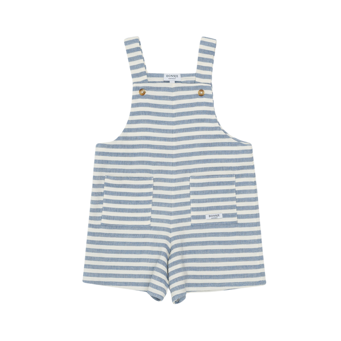donsje Dann Overalls | Sky Blue - White Striped