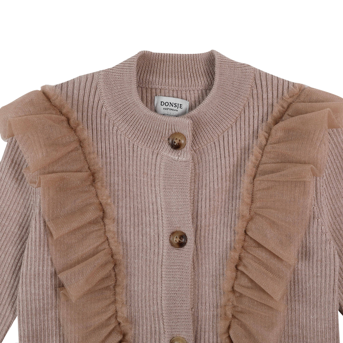 Donsje Darine Cardigan | Lavender Brown
