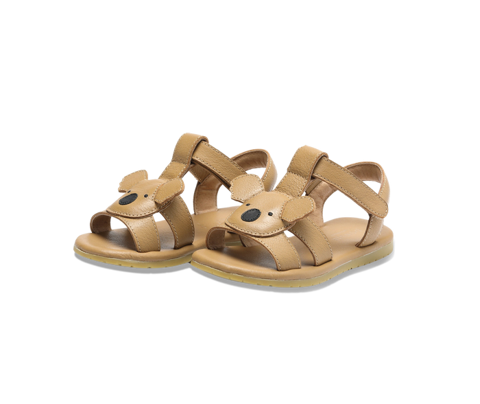 donsje Dhalo Sandals | Koala | Truffle Leather