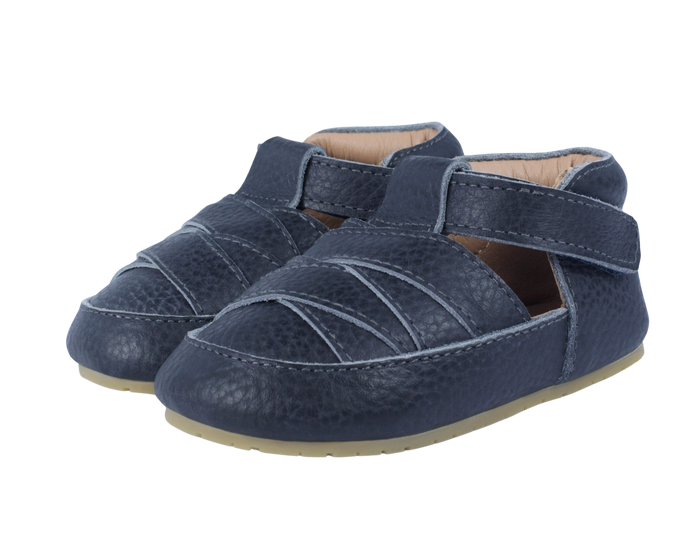 Donsje Didier Shoes | Petrol Grain Leather