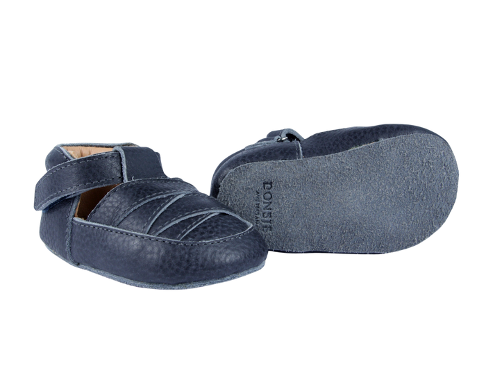 Donsje Didier Shoes | Petrol Grain Leather