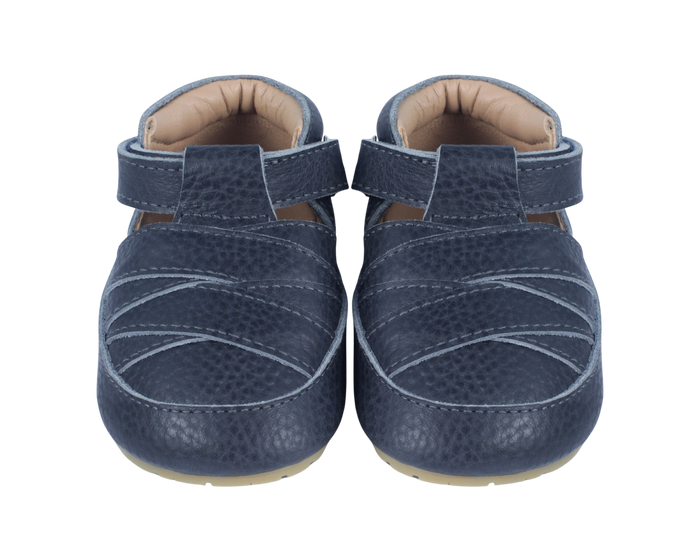 donsje Didier Shoes | Petrol Grain Leather