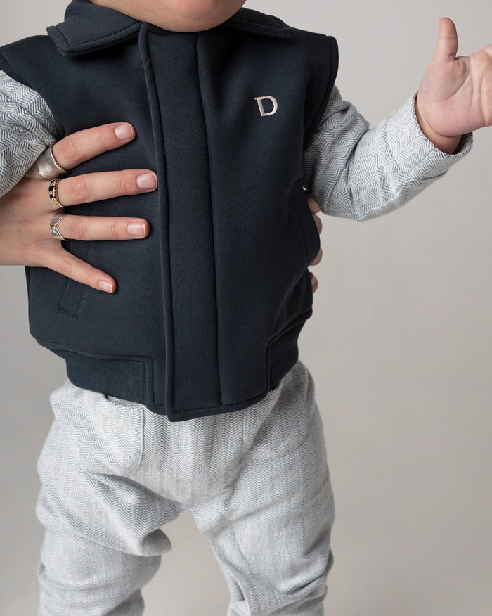 Donsje Druun Gilet | Stone Grey