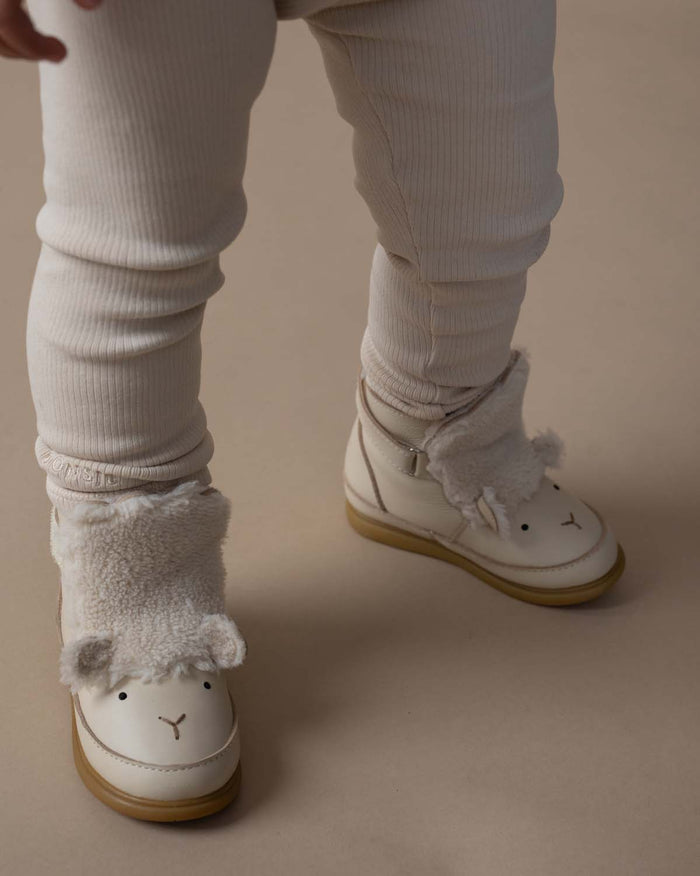 Donsje Dubu Exclusive Shoes | Lammy | Cream Leather