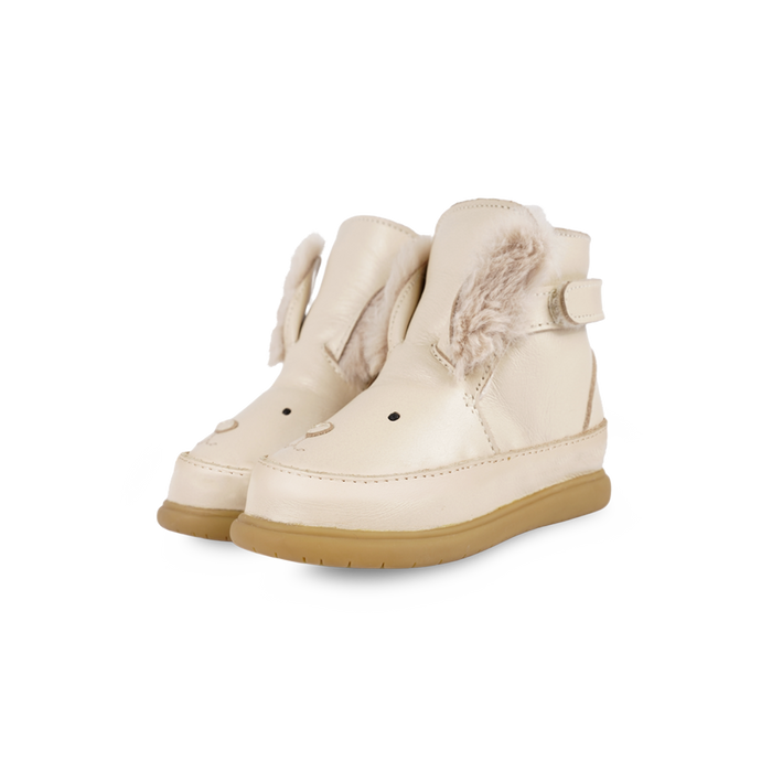 donsje Dubu Exclusive Shoes | Rabbit | Cream Leather