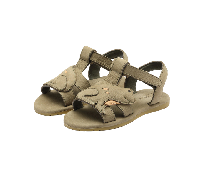 donsje Escar Sandals | Frog | Sage Betting Leather