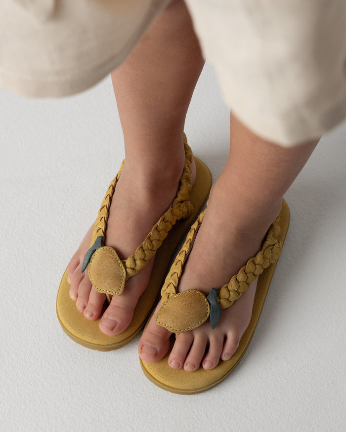 Donsje Eva Flipflops | Lemon | Canary Leather