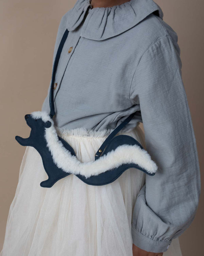 Donsje Evy Blouse | Pigeon Blue