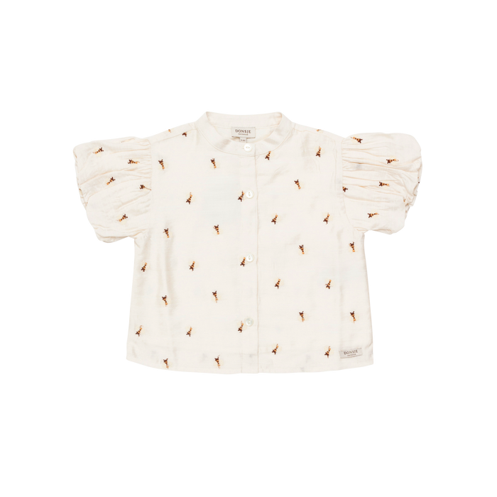 donsje Ezrah Blouse | Bees | Warm White