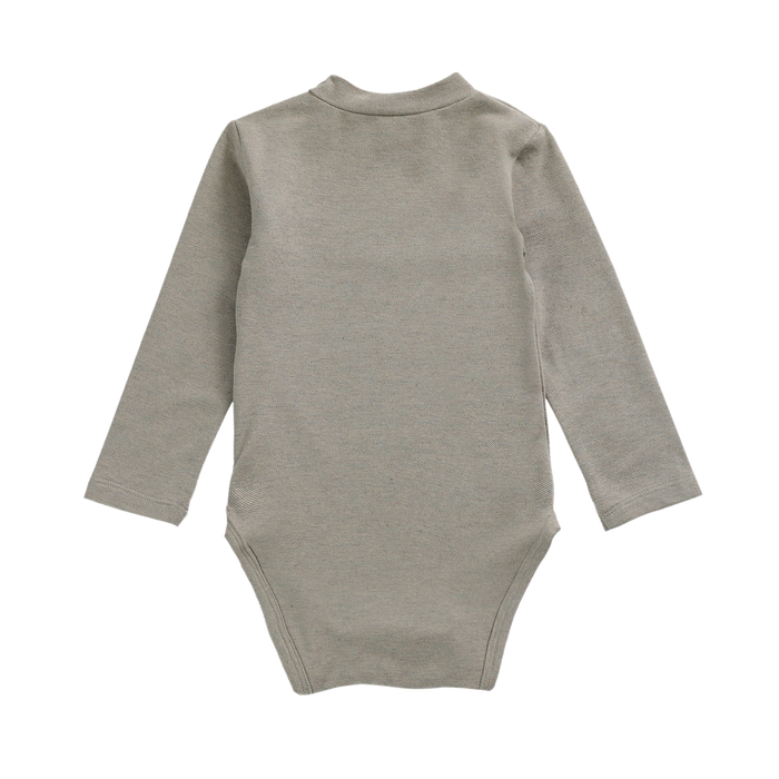 Donsje Felix Bodysuit | Warm Grey Melange