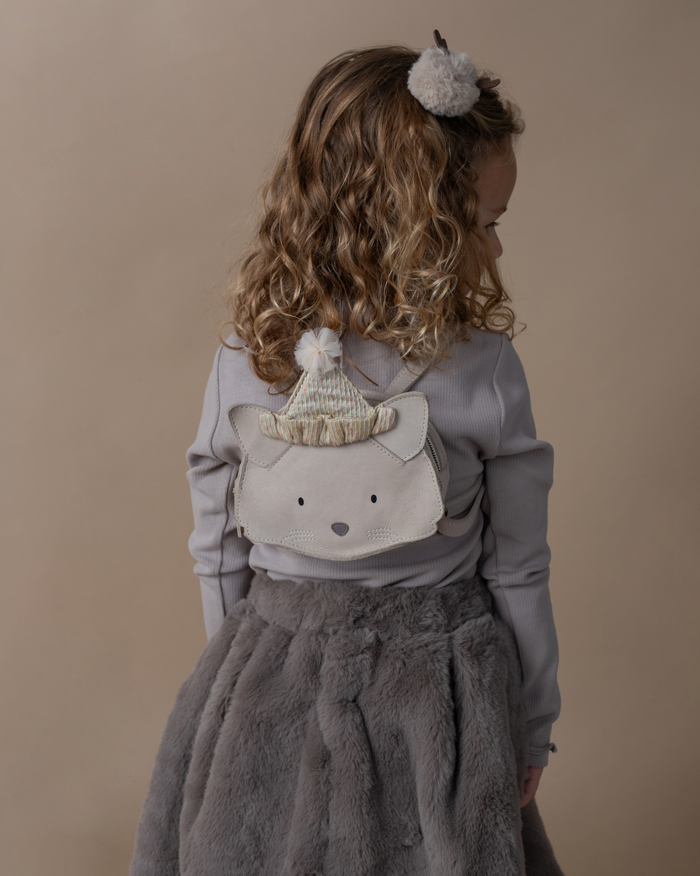 Donsje Festie Backpack | Festive Cat | Lilac Nubuck