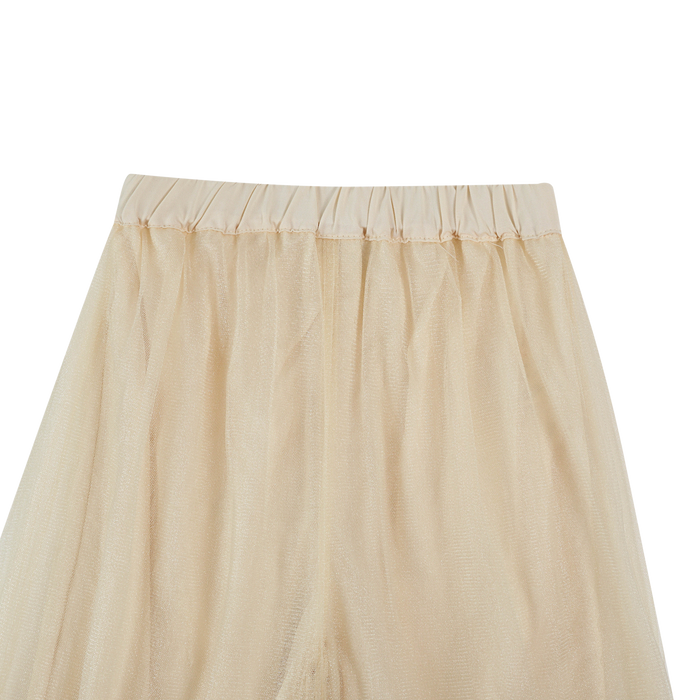 Donsje Findu Trousers | Warm White Metallic