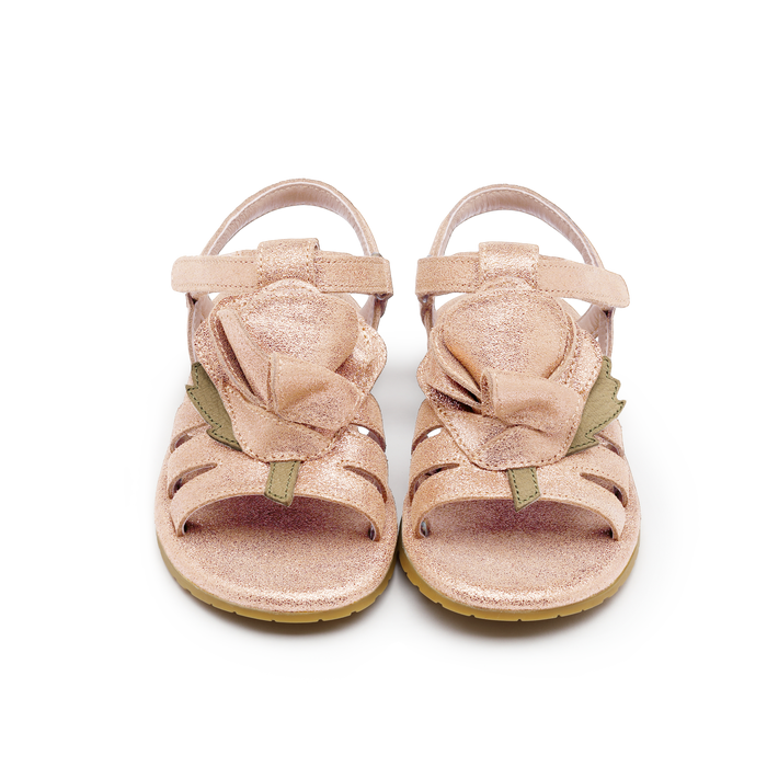 Donsje Fiyola Sandals | Rose | Powder Metallic Leather