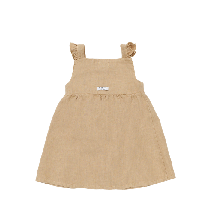 Donsje Floor Linen Dress | Toast