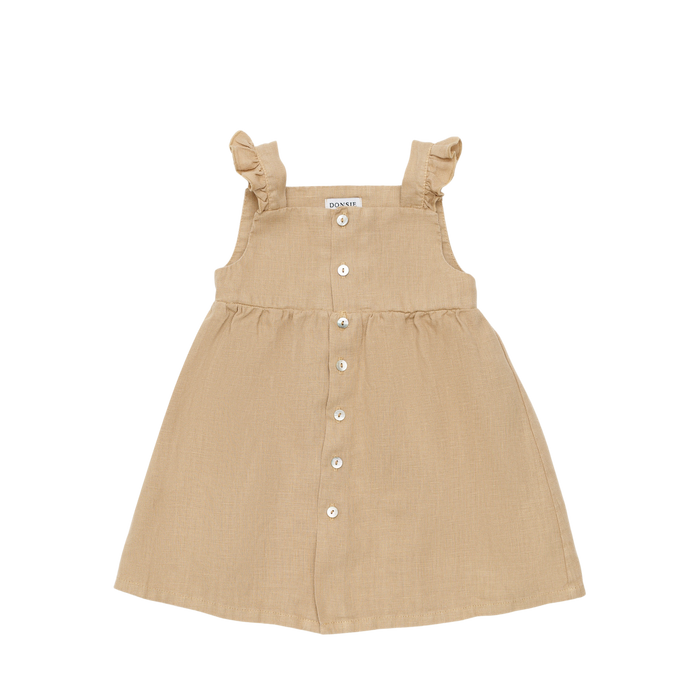 donsje Floor Linen Dress | Toast