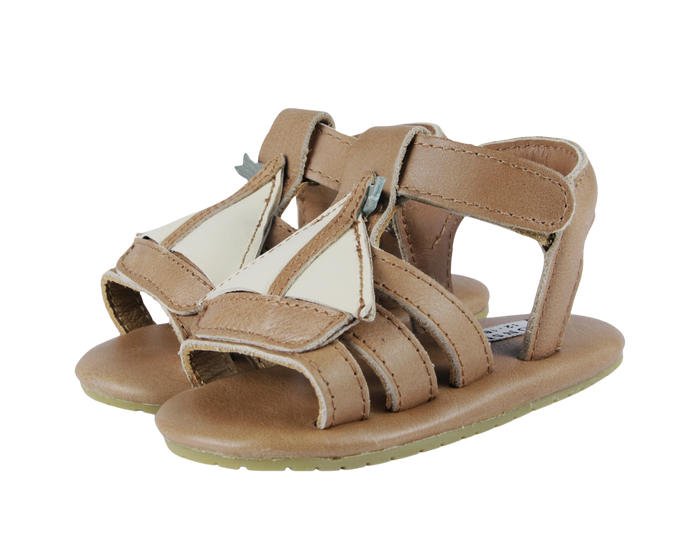 Donsje Flops Sandals | Boat | Nutmeg Leather
