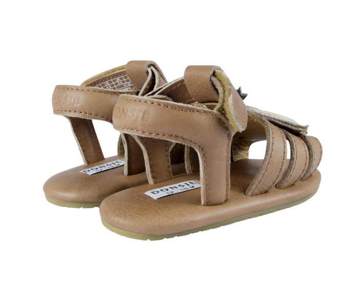 Donsje Flops Sandals | Boat | Nutmeg Leather