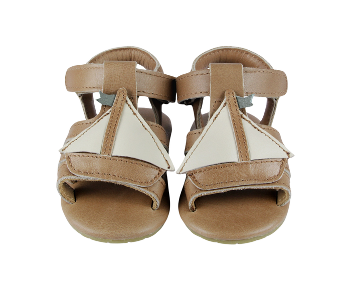 donsje Flops Sandals | Boat | Nutmeg Leather