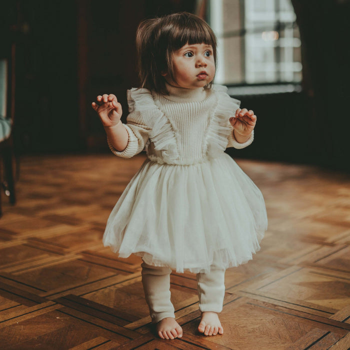 Donsje Flovos Dress | Warm White