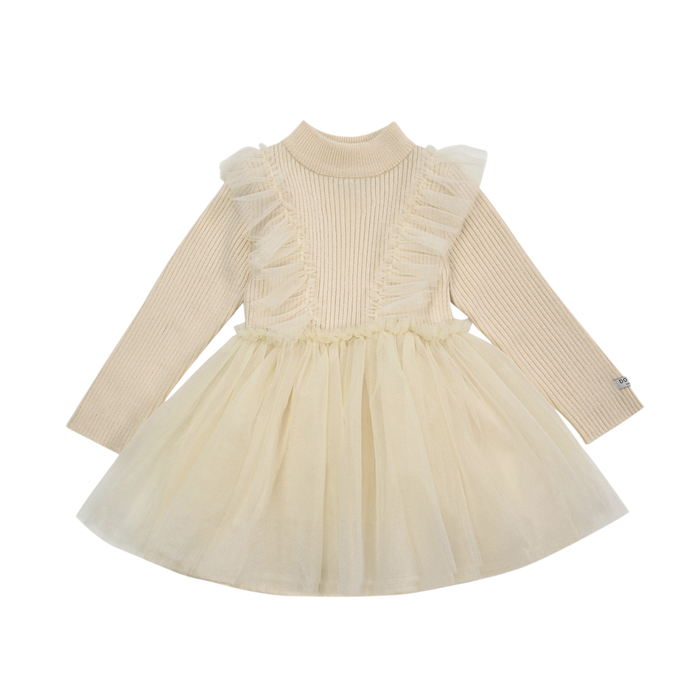 Donsje Flovos Dress | Warm White