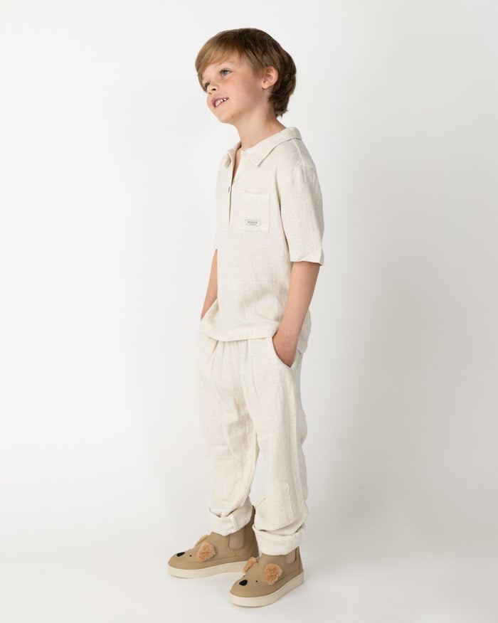 Donsje Fortt Shirt | Warm White Melange