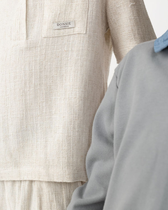 Donsje Fortt Shirt | Warm White Melange