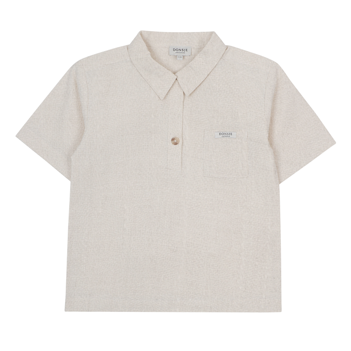 donsje Fortt Shirt | Warm White Melange