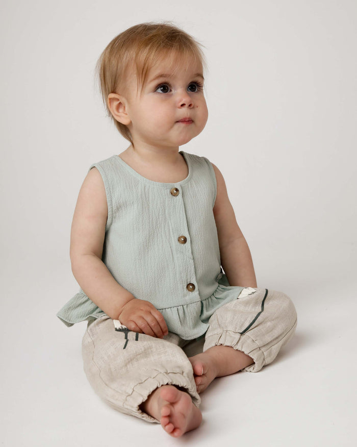 Donsje Francise Top | Frosted Green