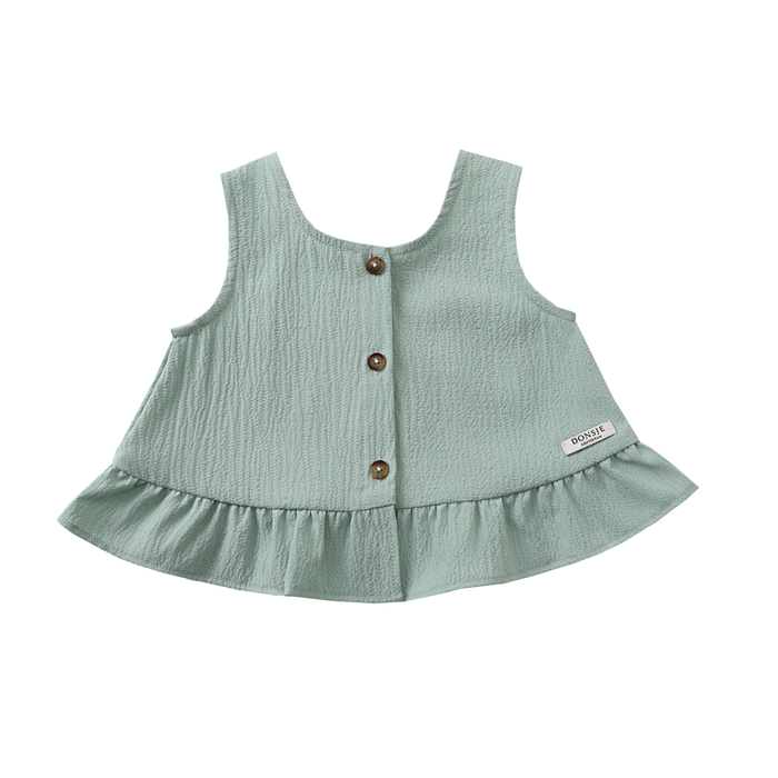 donsje Francise Top | Frosted Green