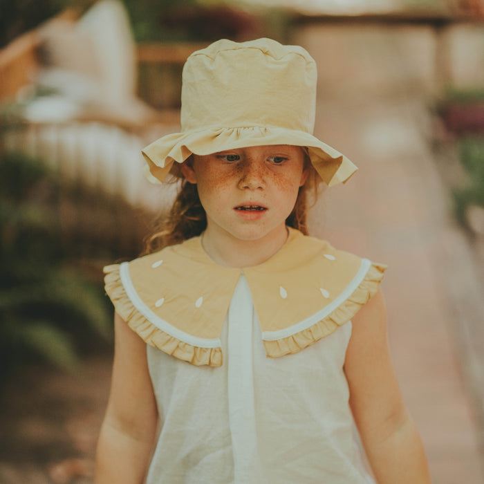 Donsje Frutas Blouse | Lemon | Crispy White