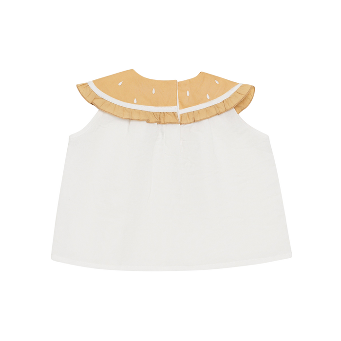 Donsje Frutys Blouse | Lemon | Crispy White