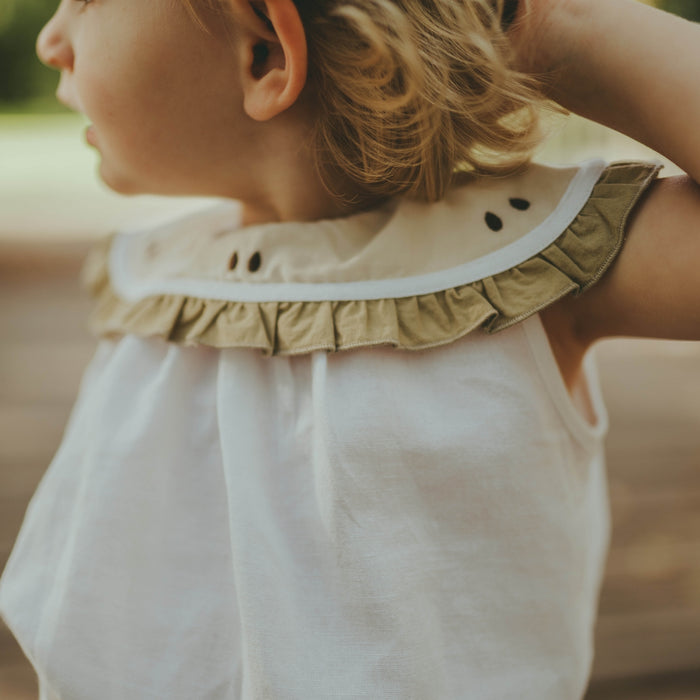 Donsje Frutys Blouse | Pear | Crispy White