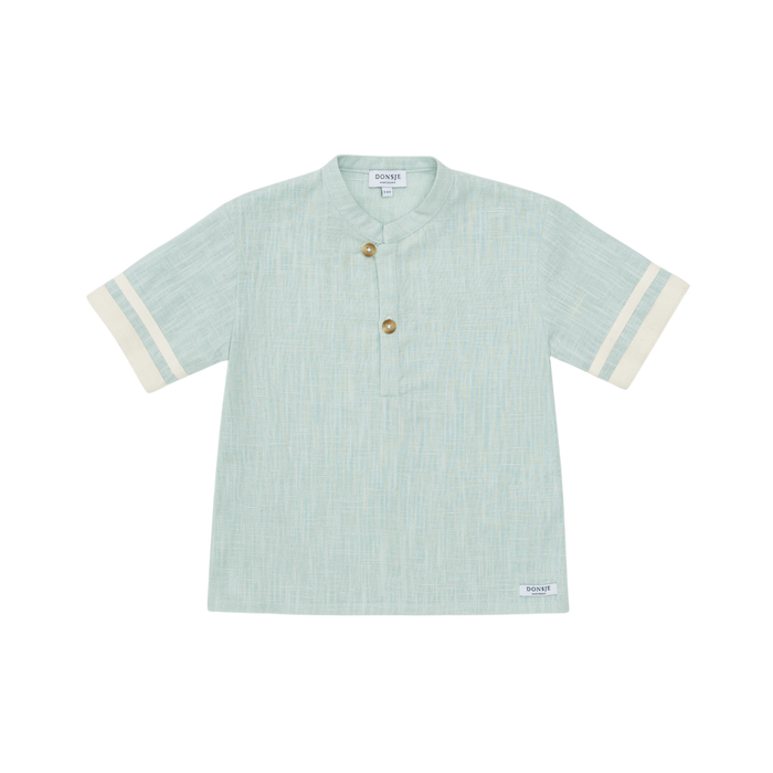 donsje Fucas Linen Shirt | Frosted Green