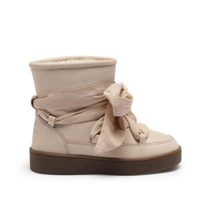 Donsje Ganza Boots | Ivory Leather