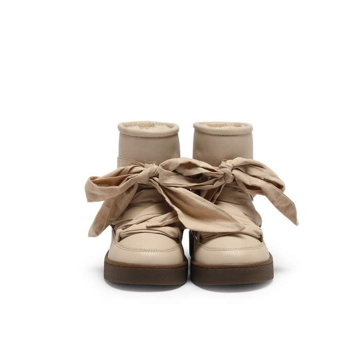 Donsje Ganza Boots | Ivory Leather