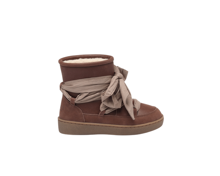 Donsje Ganza Boots | Milk Chocolate Leather