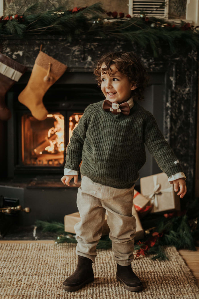 Donsje Garie Sweater | Forest Green Melange