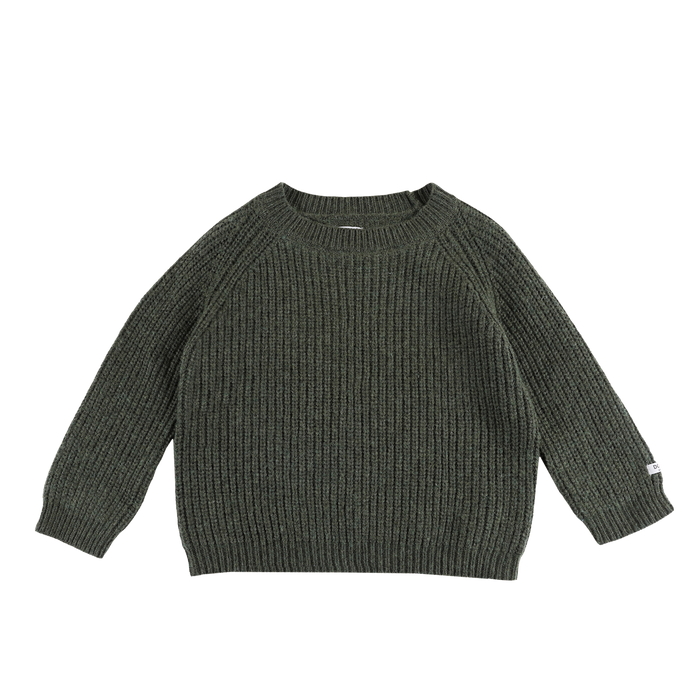 donsje Garie Sweater | Forest Green Melange