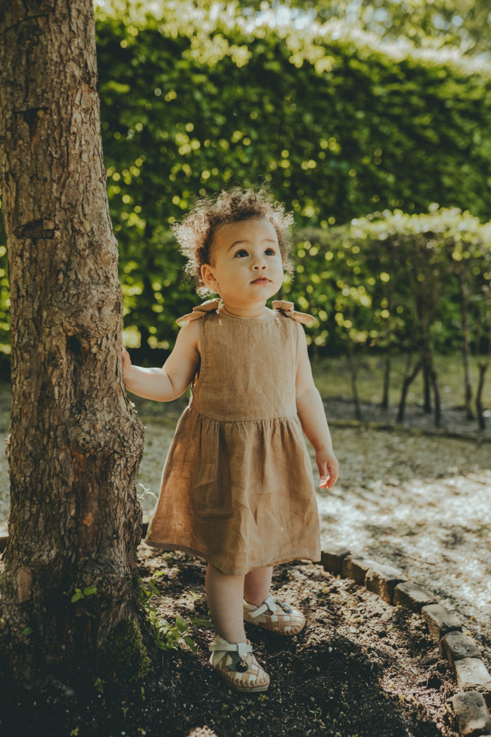 Donsje Gisele Linen Dress | Clay