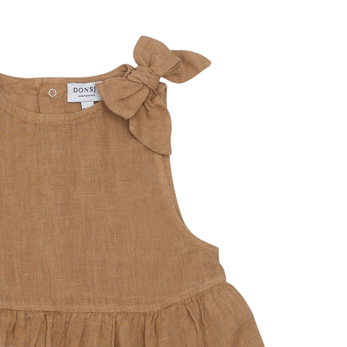 Donsje Gisele Linen Dress | Clay