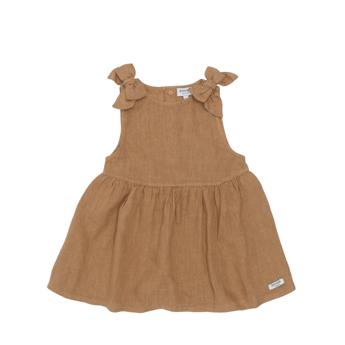 donsje Gisele Linen Dress | Clay