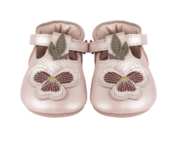 donsje Heidi Shoes | Violette | Rose Metallic Leather