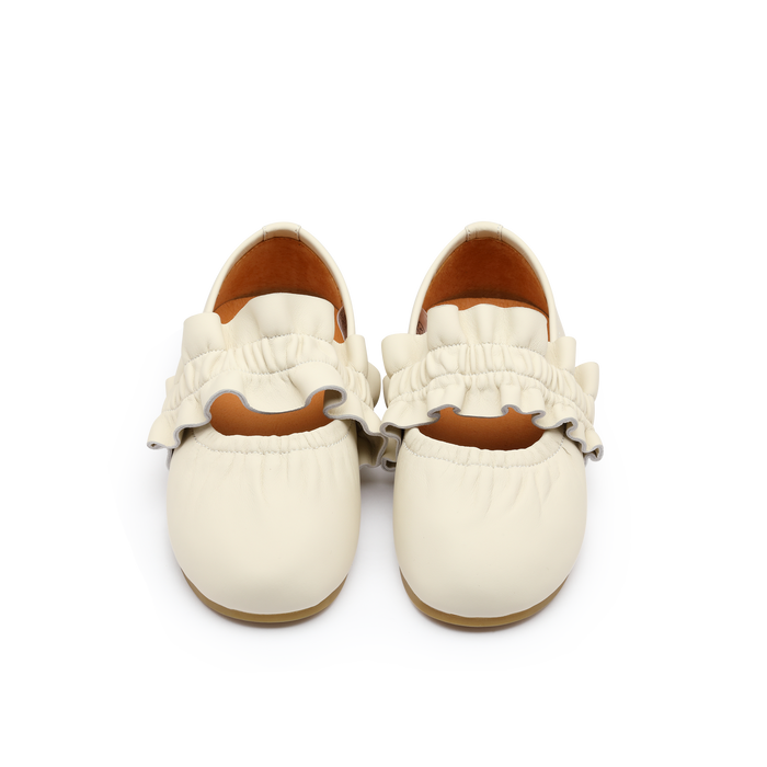 Donsje Iffie Ballerinas | Cream Sheep Leather