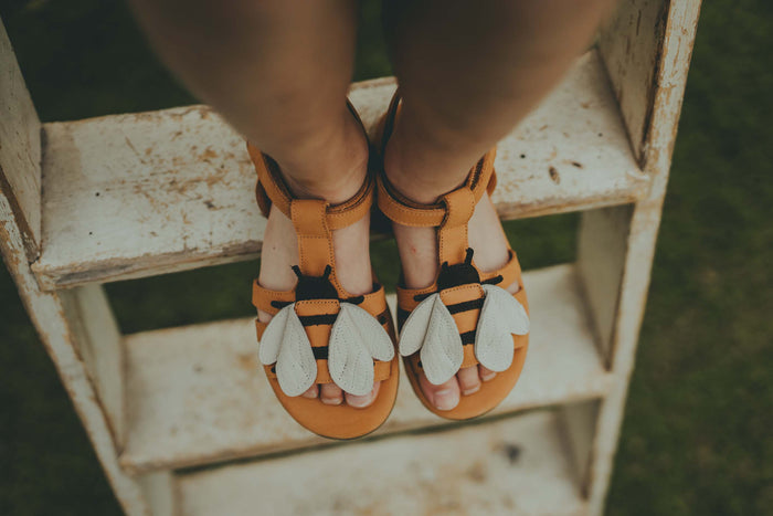 Donsje Iles Sky Sandals | Bee | Toffee Nubuck