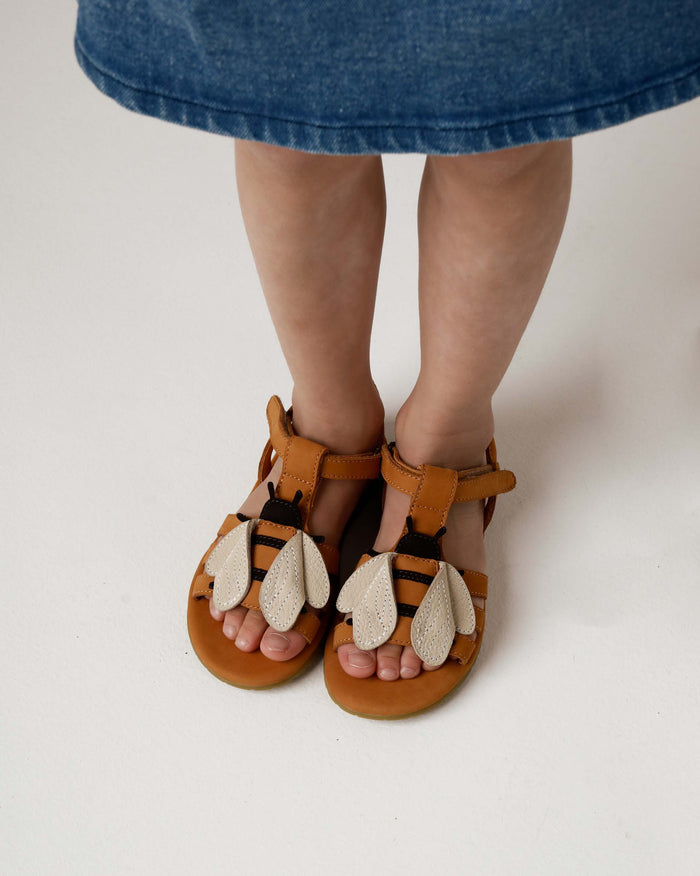 Donsje Iles Sky Sandals | Bee | Toffee Nubuck