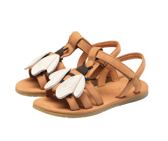 donsje Iles Sky Sandals | Bee | Toffee Nubuck