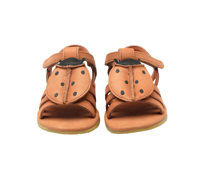 Donsje Iles Sky Sandals | Lady Bird | Walnut Leather