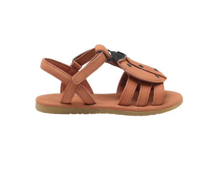 Donsje Iles Sky Sandals | Lady Bird | Walnut Leather