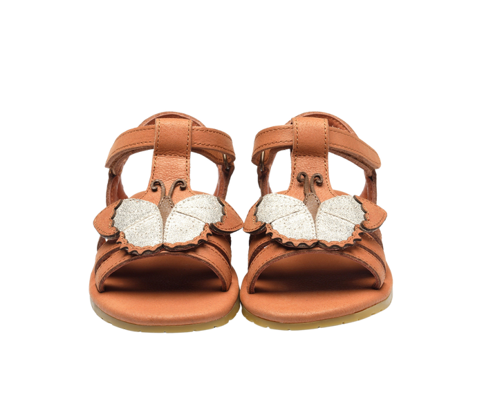 Donsje Iles Sky Sandals | Papillon | Walnut Leather