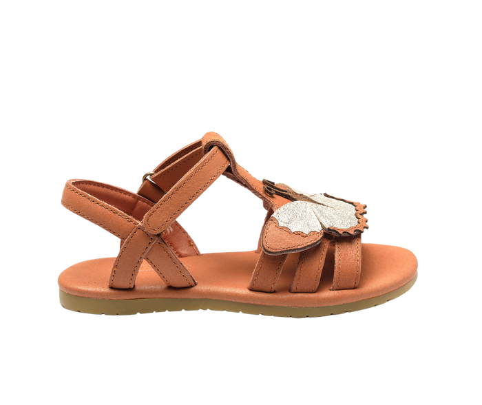 Donsje Iles Sky Sandals | Papillon | Walnut Leather